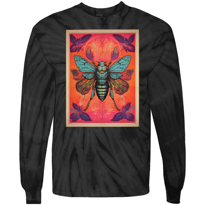 Cicada 2024 Invasion Double Emergence Tie-Dye Long Sleeve Shirt