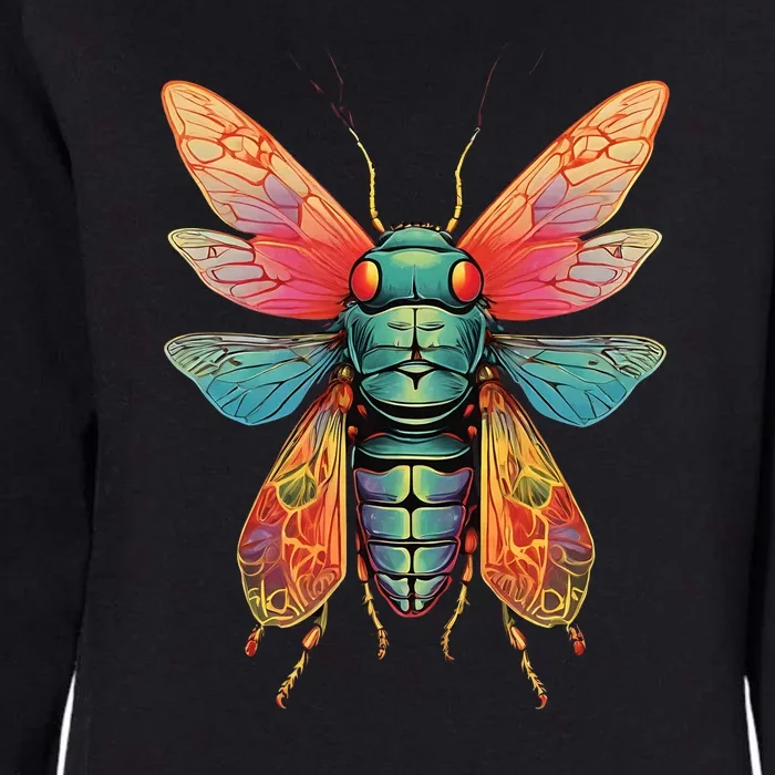 Cicada 2024 Invasion Double Emergence Womens California Wash Sweatshirt