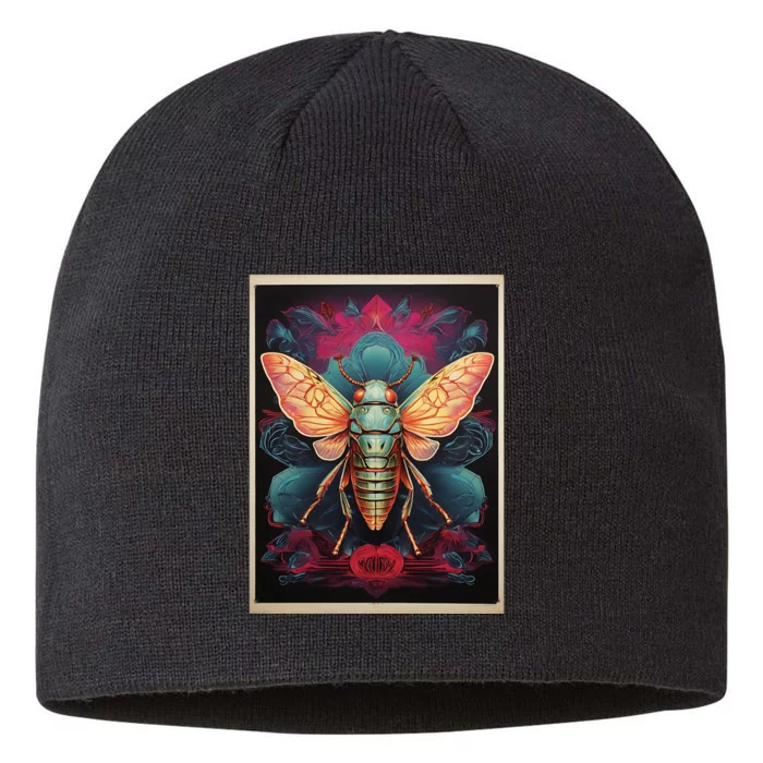 Cicada 2024 Invasion Double Emergence 8 1/2in Sustainable Knit Beanie