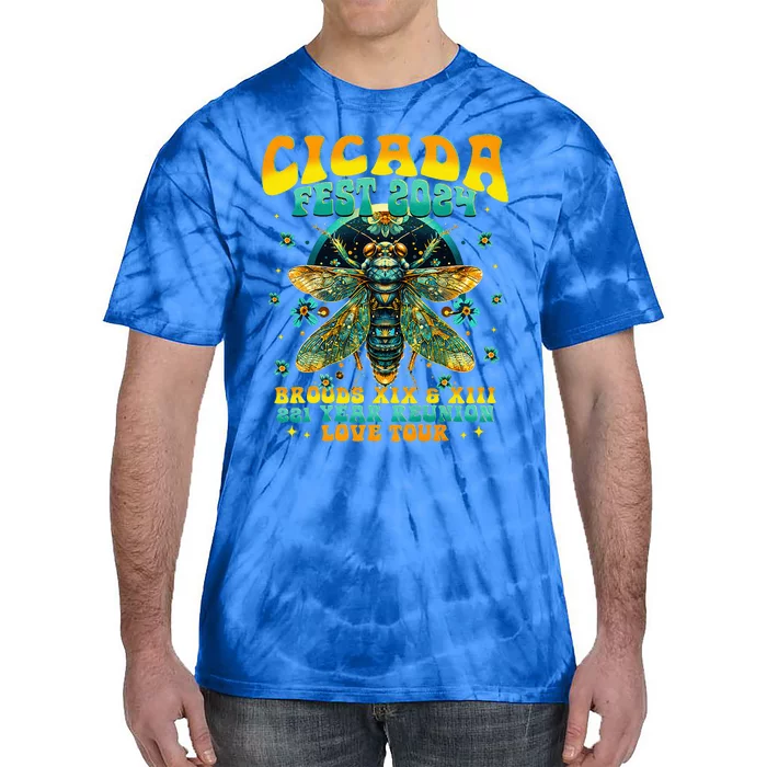 Cicada 2024 Insect Tie-Dye T-Shirt