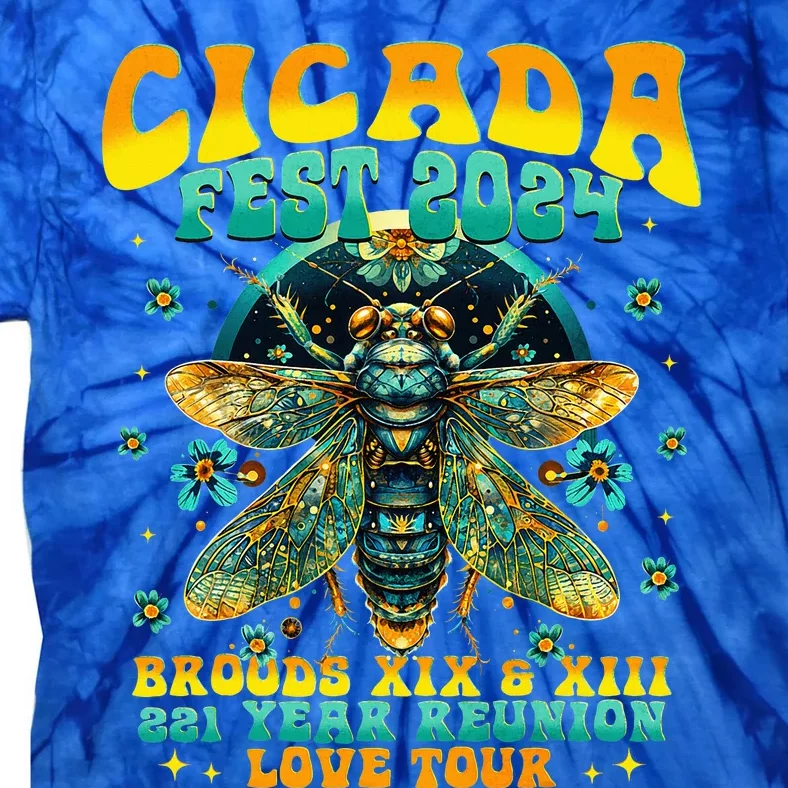 Cicada 2024 Insect Tie-Dye T-Shirt