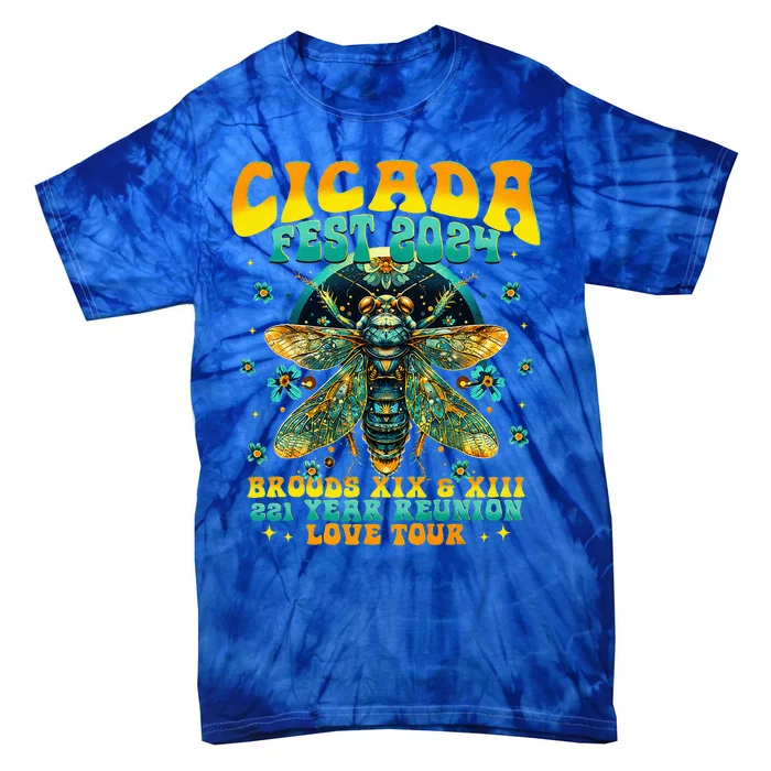 Cicada 2024 Insect Tie-Dye T-Shirt