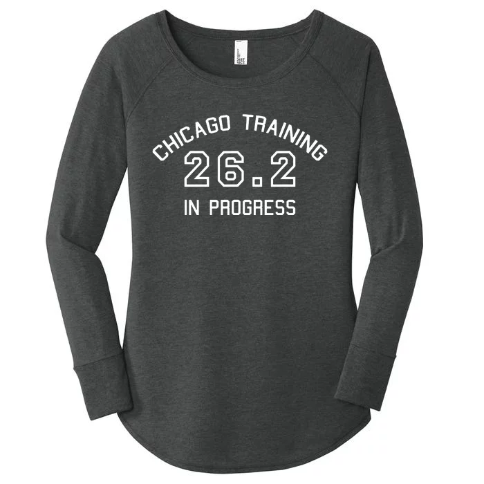 Chicago 262 Marathon Training Women's Perfect Tri Tunic Long Sleeve Shirt