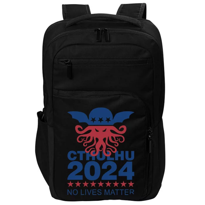 Cthulhu 2024 No Lives Matter Impact Tech Backpack