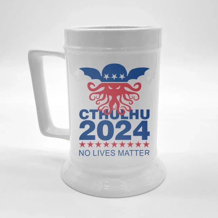 Cthulhu 2024 No Lives Matter Front & Back Beer Stein