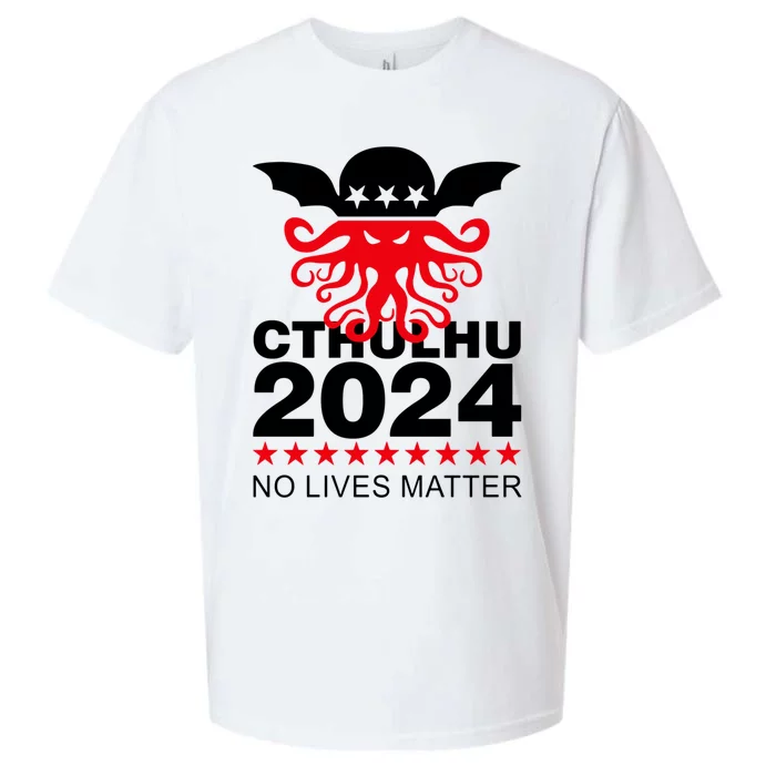 Cthulhu 2024 No Lives Matter Sueded Cloud Jersey T-Shirt