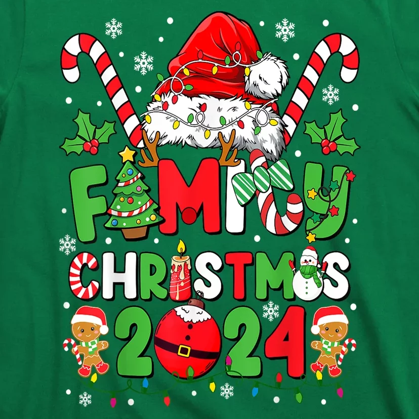 Christmas 2024 Outfits Team Santa Elf Squad Family Matching Gift T-Shirt