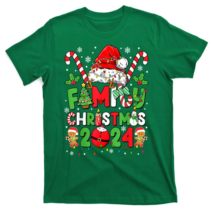 Christmas 2024 Outfits Team Santa Elf Squad Family Matching Gift T-Shirt