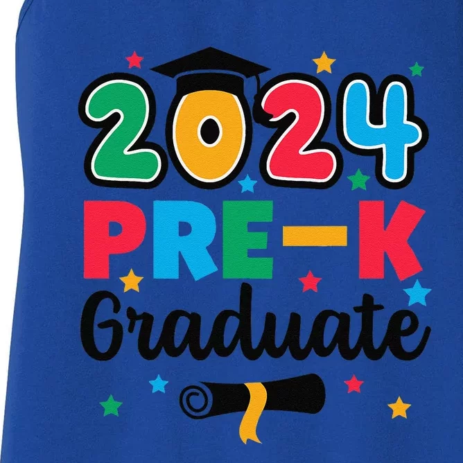 Class 2024 Prek Graduate Preschool Graduation Summer Women's Racerback Tank