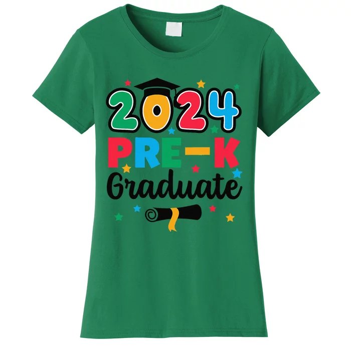 Class 2024 Prek Graduate Preschool Graduation Summer Women's T-Shirt