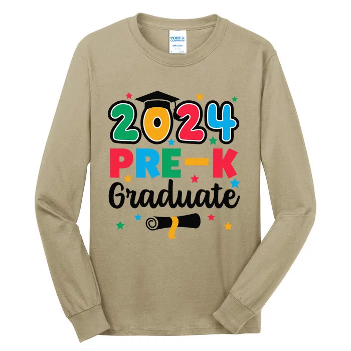 Class 2024 Prek Graduate Preschool Graduation Summer Tall Long Sleeve T-Shirt