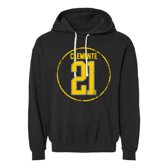 Clemente 21 Pittsburgh Garment-Dyed Fleece Hoodie