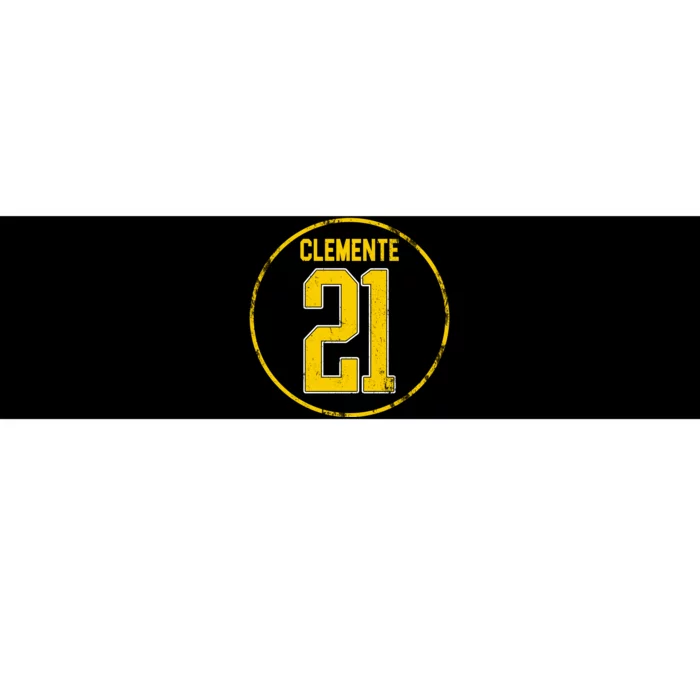 Clemente 21 Pittsburgh Bumper Sticker