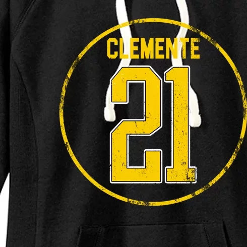 Clemente 21 Pittsburgh Women's Fleece Hoodie