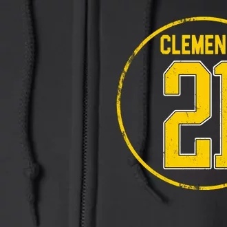 Clemente 21 Pittsburgh Full Zip Hoodie