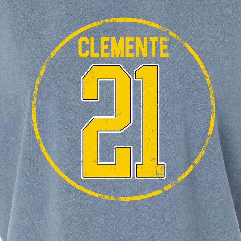 Clemente 21 Pittsburgh Garment-Dyed Women's Muscle Tee