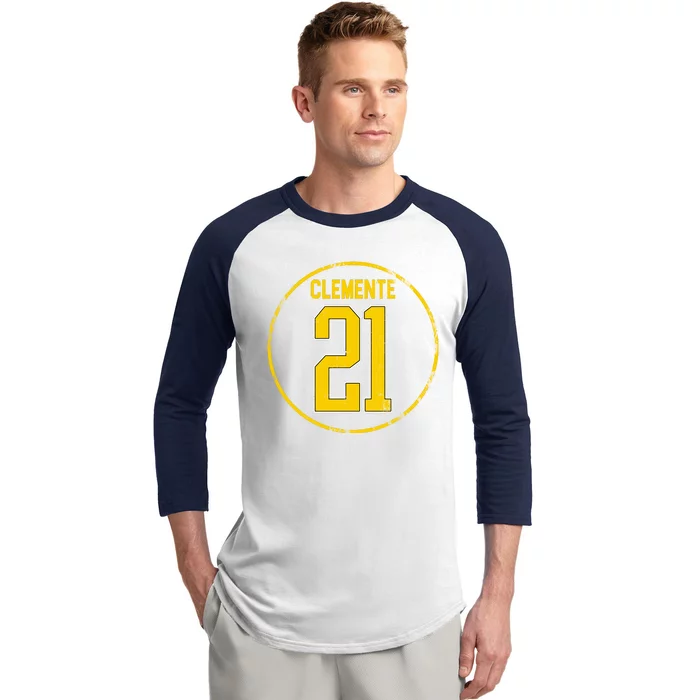 Clemente 21 Pittsburgh Baseball Sleeve Shirt