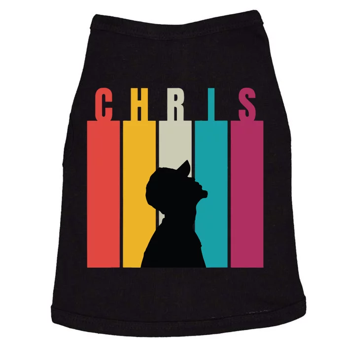 Chris 2024 Retro First Name Doggie Tank