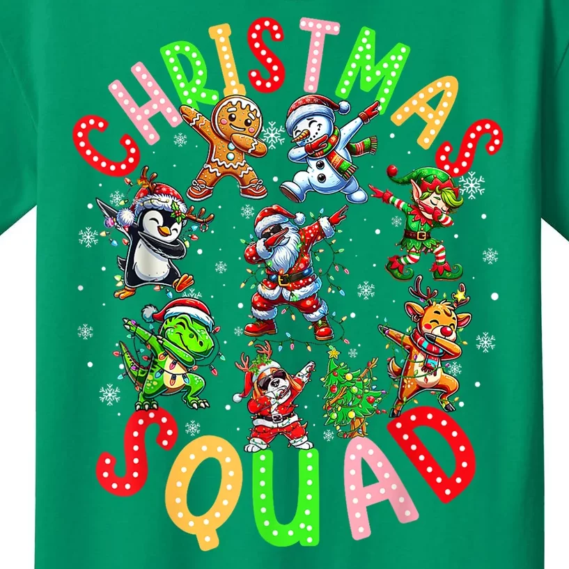 Christmas 2024 Team Santa Elf Squad Matching Family Xmas Gift Kids T-Shirt