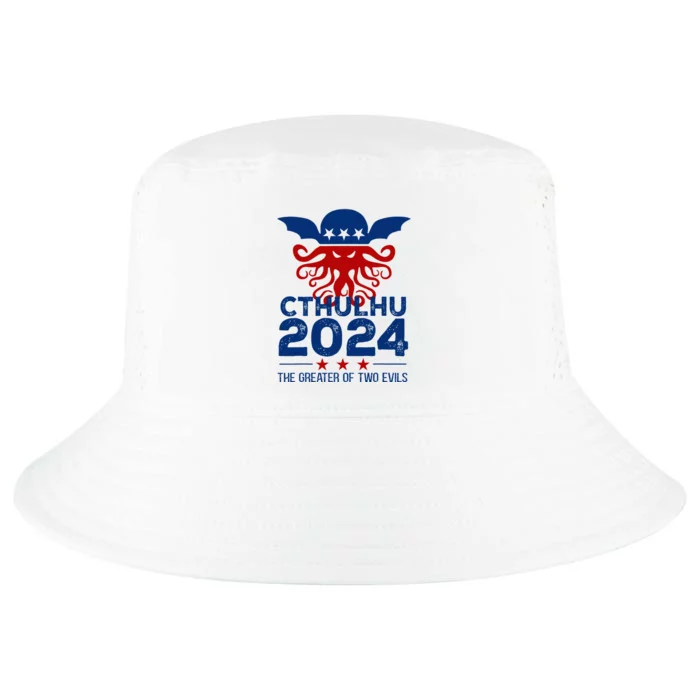 Cthulhu 2024 The Greater Of Two Evils Cool Comfort Performance Bucket Hat