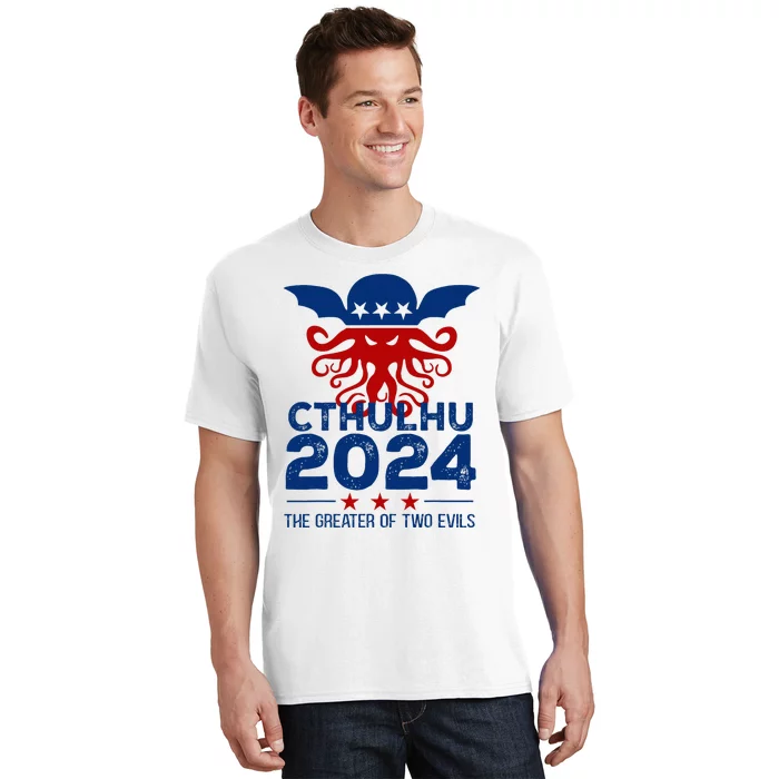 Cthulhu 2024 The Greater Of Two Evils T-Shirt