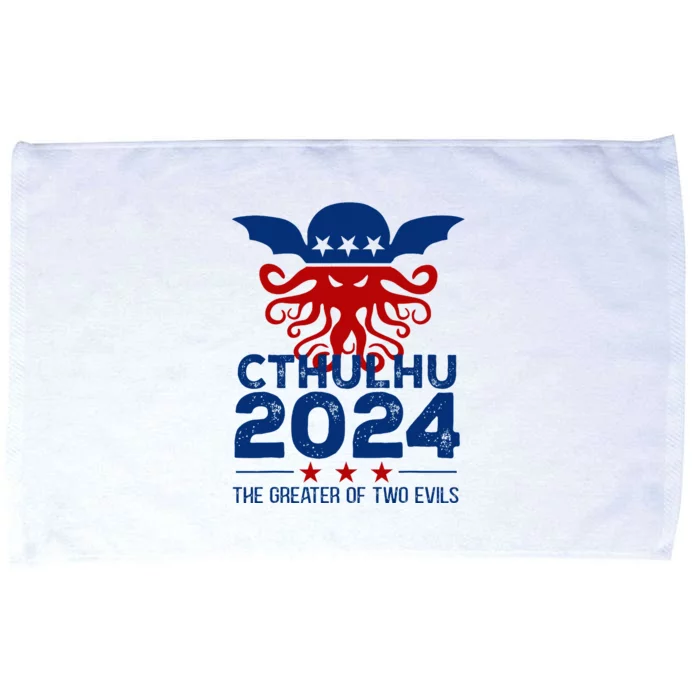 Cthulhu 2024 The Greater Of Two Evils Microfiber Hand Towel