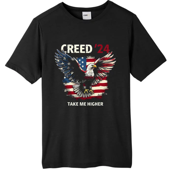 C.R.E.E.D 24 T.A.K.E M.E H.I.G.H.E.R Motivational And Uplifting Quotes ChromaSoft Performance T-Shirt