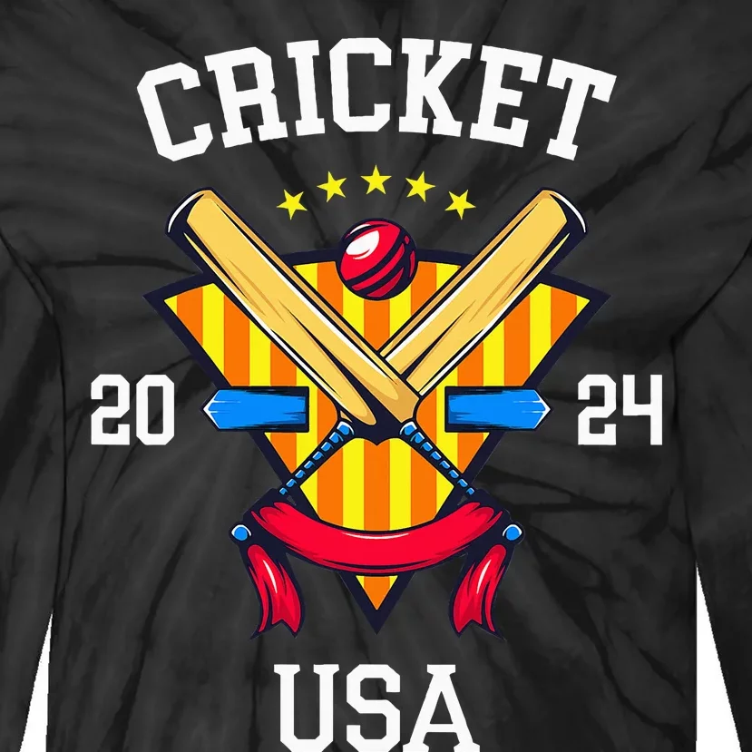 Cricket 2024 Usa Tie-Dye Long Sleeve Shirt