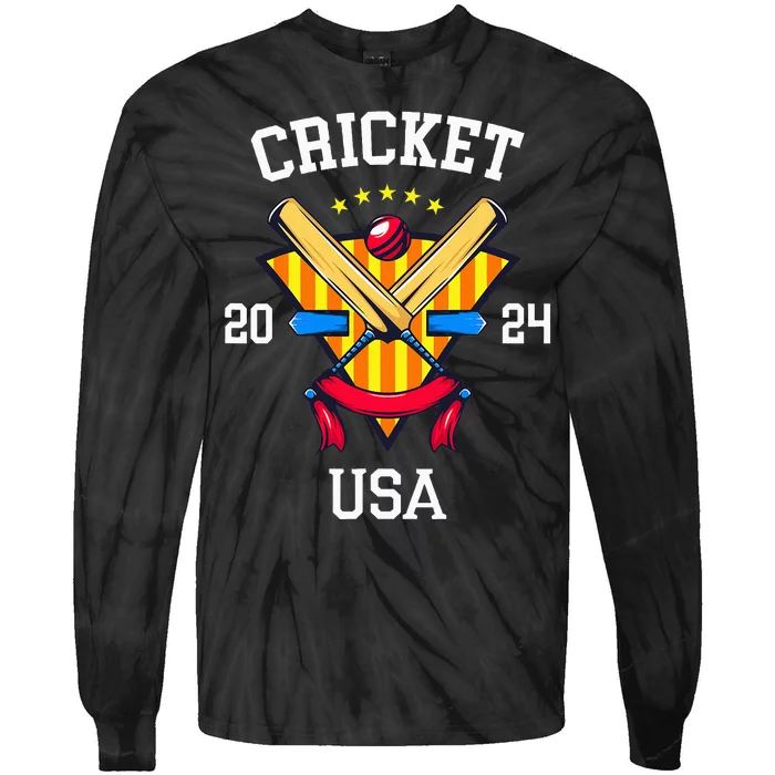 Cricket 2024 Usa Tie-Dye Long Sleeve Shirt