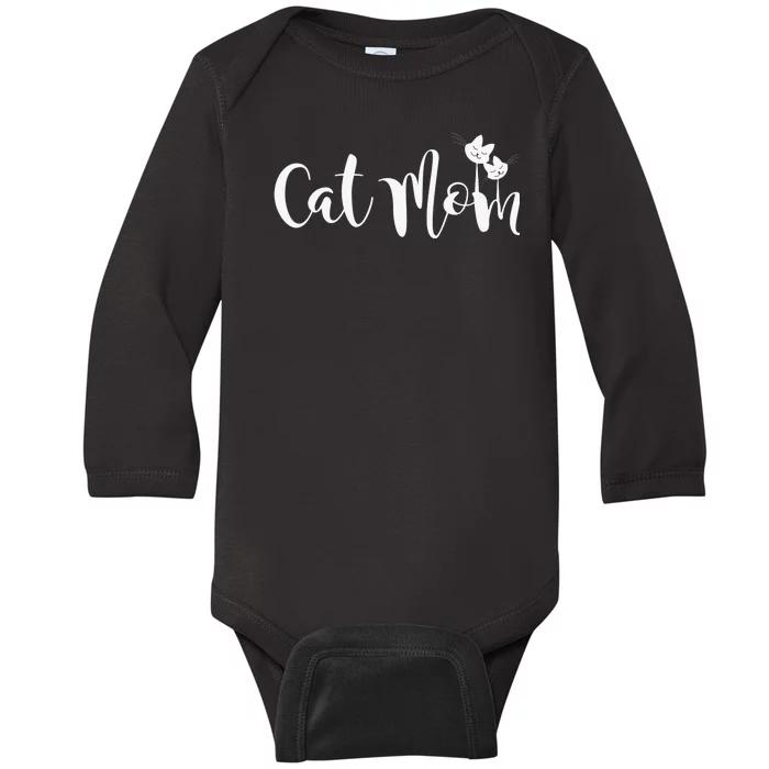 Cats 365 Cat Mom Graphic Pullover Hoodie Baby Long Sleeve Bodysuit