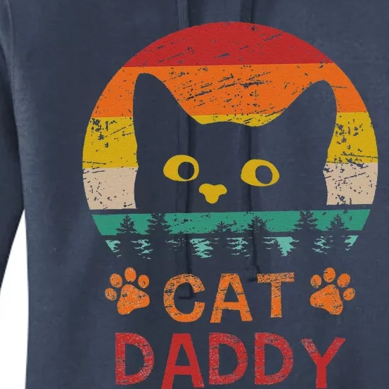 Cats 365 Cat Daddy Funny Dad Fathers Day Gift For Women's Pullover Hoodie