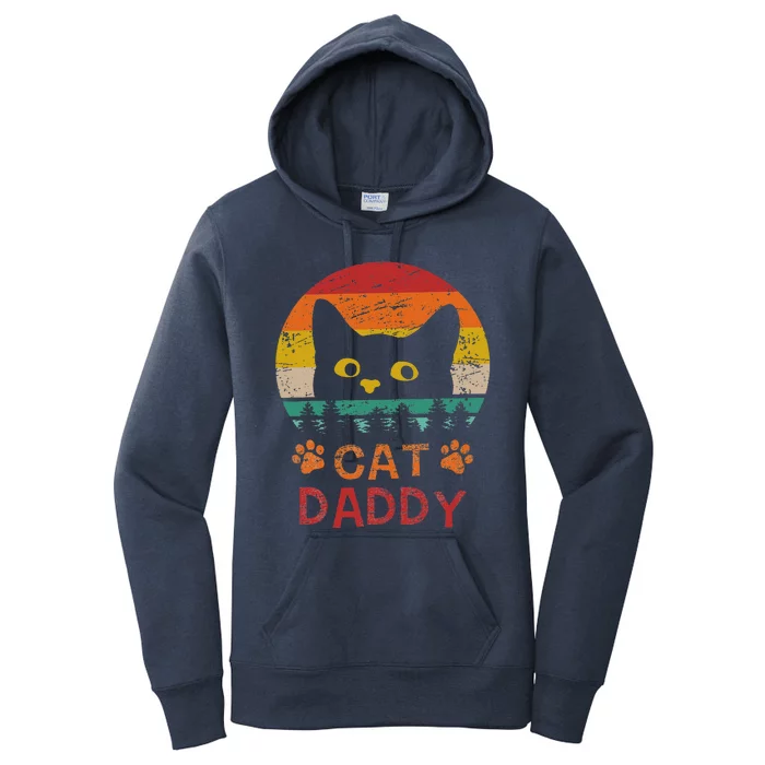 Cats 365 Cat Daddy Funny Dad Fathers Day Gift For Women's Pullover Hoodie