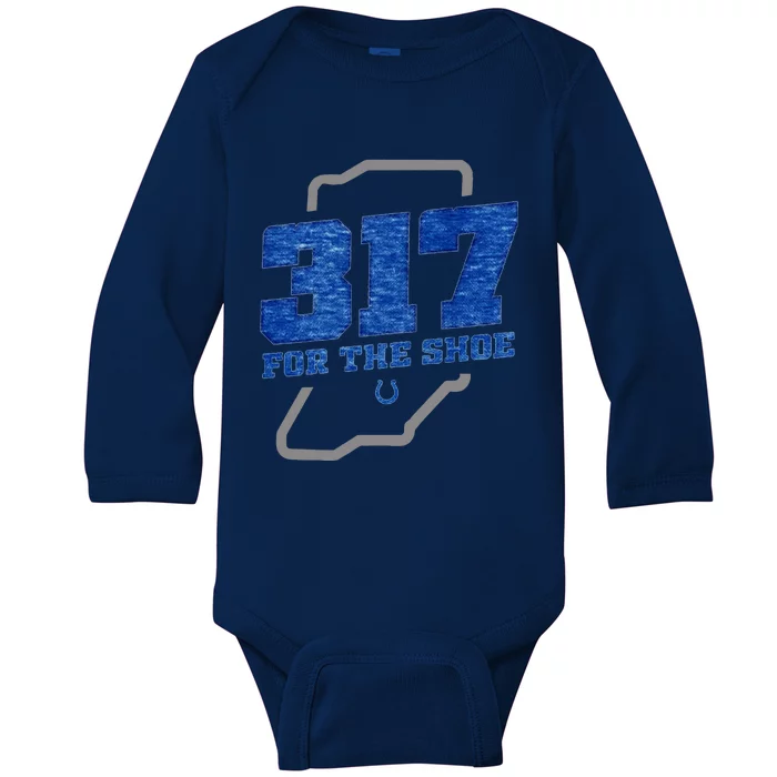 Colts 317 For The Shoe Baby Long Sleeve Bodysuit