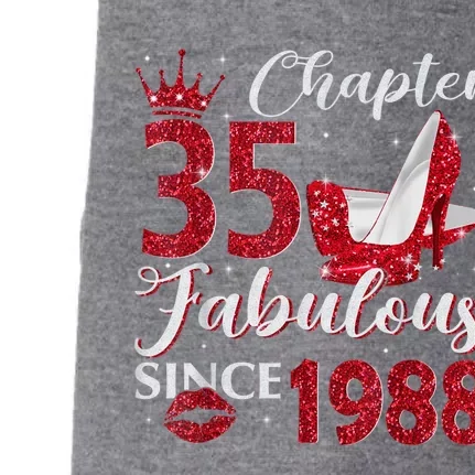 Chapter 35 Fabulous Since 1988 35Th Birthday Present Gift For Wo Doggie 3-End Fleece Hoodie