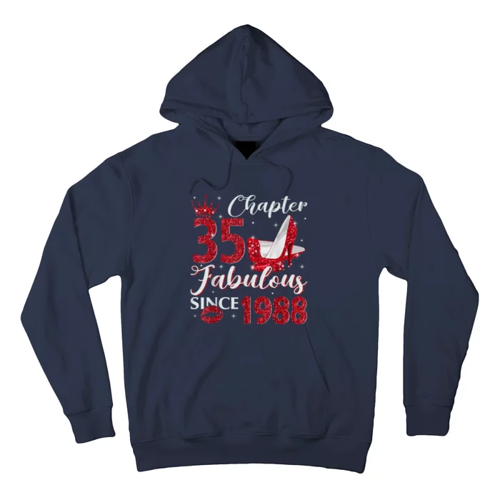 Chapter 35 Fabulous Since 1988 35Th Birthday Present Gift For Wo Hoodie