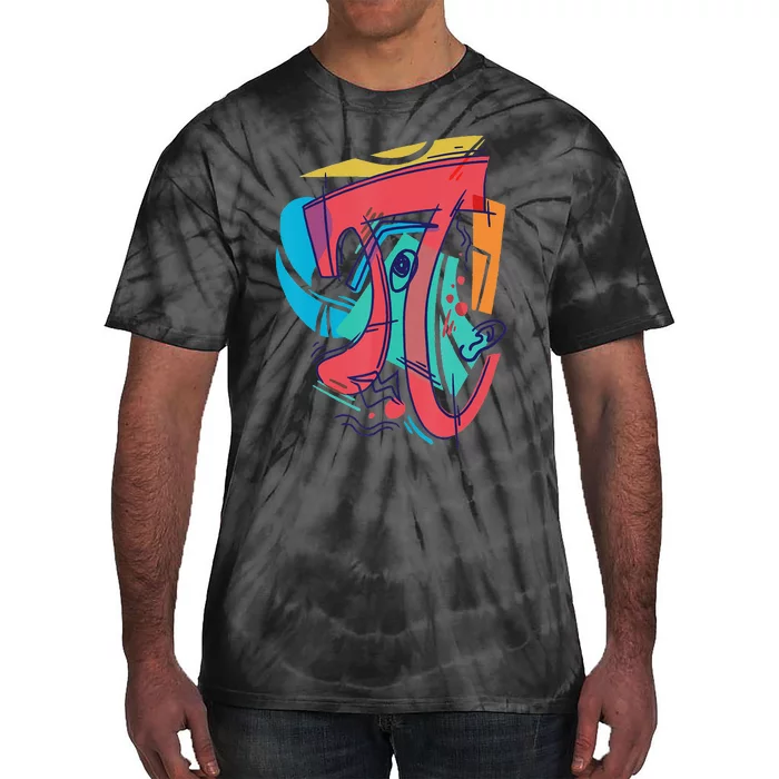 Cubist 3.14 Pi Number Symbol Math Science Pi Day Tie-Dye T-Shirt