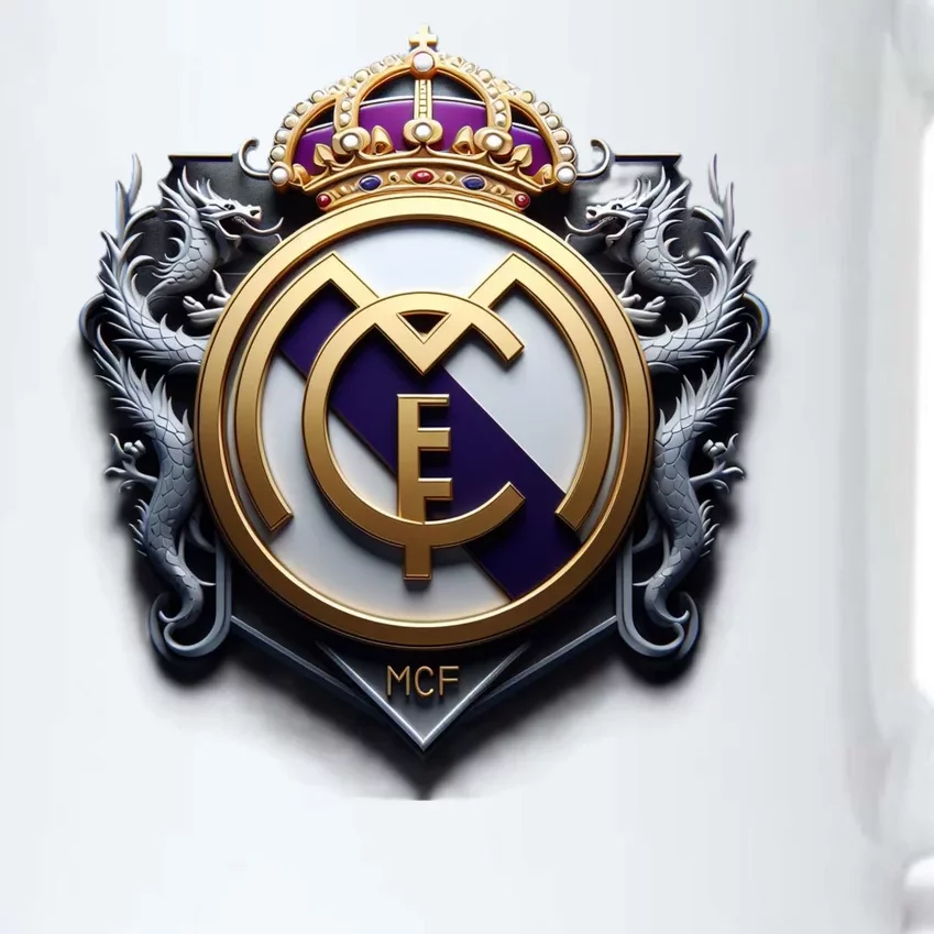 Cool 3d Real Madrid Cf Image Black Color Changing Mug