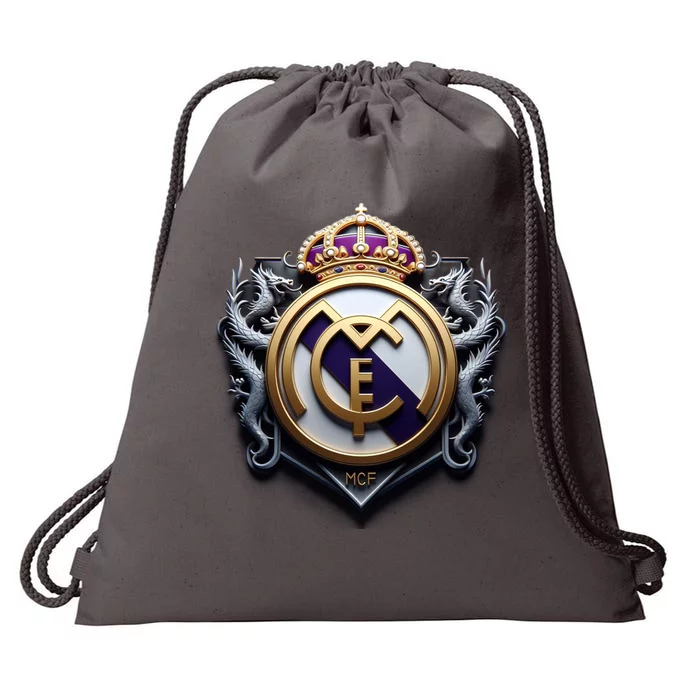 Cool 3d Real Madrid Cf Image Drawstring Bag