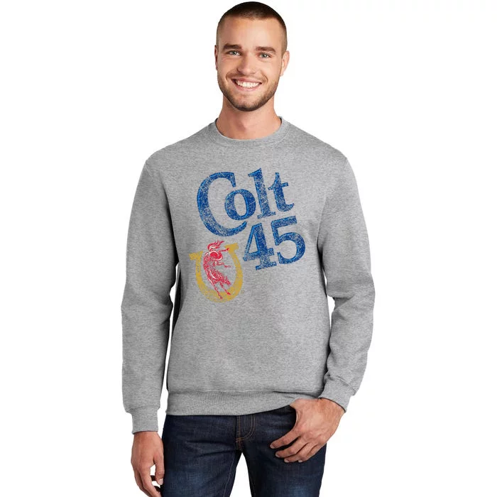 Colt 45 Beer Vintage Style Tall Sweatshirt