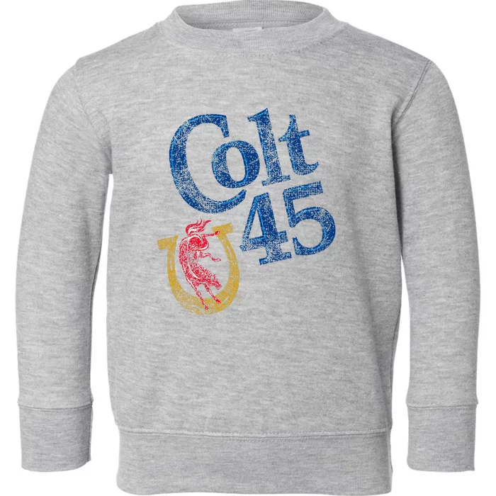 Colt 45 Beer Vintage Style Toddler Sweatshirt