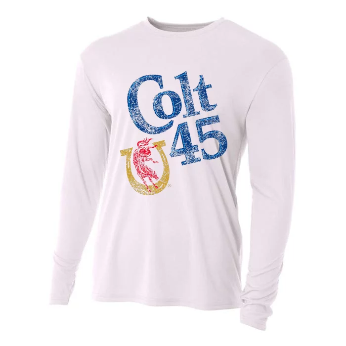 Colt 45 Beer Vintage Style Cooling Performance Long Sleeve Crew