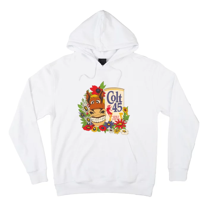 Colt 45 Beer Style Donkey Hoodie