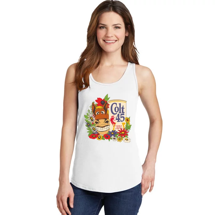 Colt 45 Beer Style Donkey Ladies Essential Tank