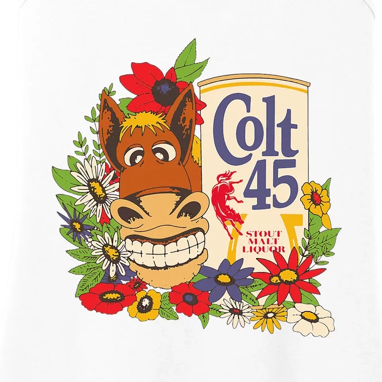 Colt 45 Beer Style Donkey Ladies Essential Tank