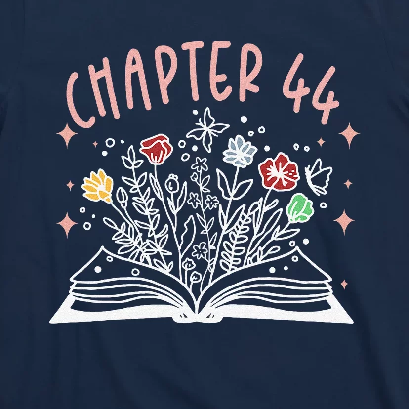 Chapter 44th Birthday Bookworm 44 Years Old For Book Loves T-Shirt