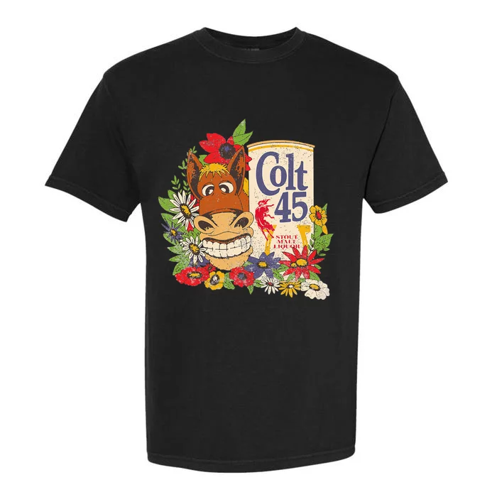 Colt 45 Beer Vintage Donkey Authentic Garment-Dyed Heavyweight T-Shirt