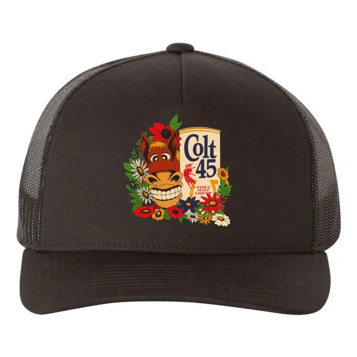 Colt 45 Beer Style Donkey Yupoong Adult 5-Panel Trucker Hat