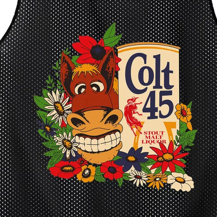 Colt 45 Beer Style Donkey Mesh Reversible Basketball Jersey Tank