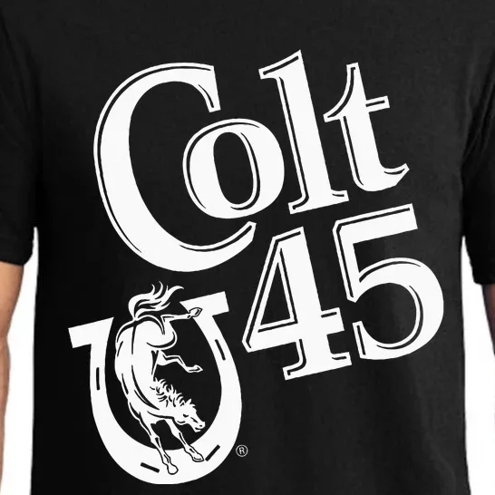 Colt 45 Beer Style White Logo Pajama Set