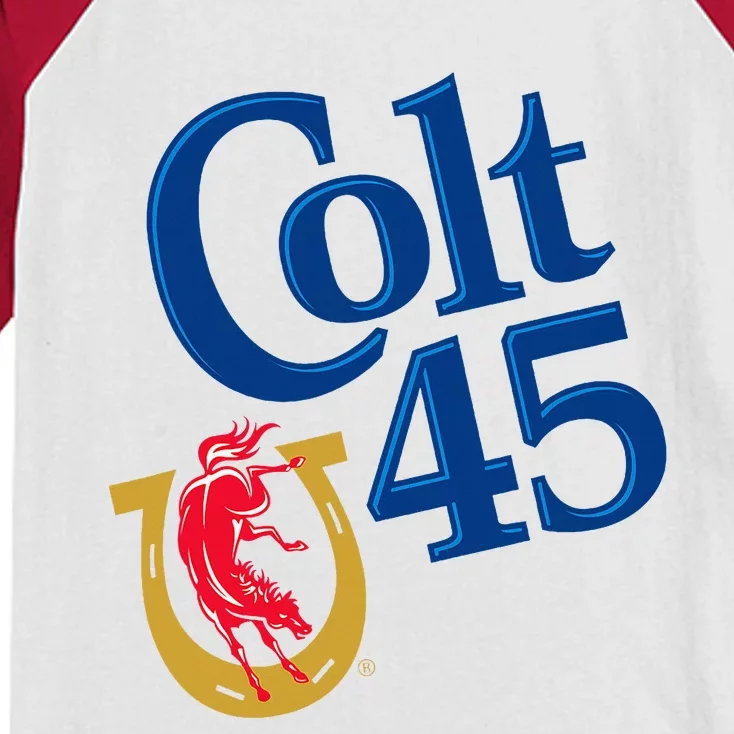 Colt 45 Beer Style Kids Colorblock Raglan Jersey